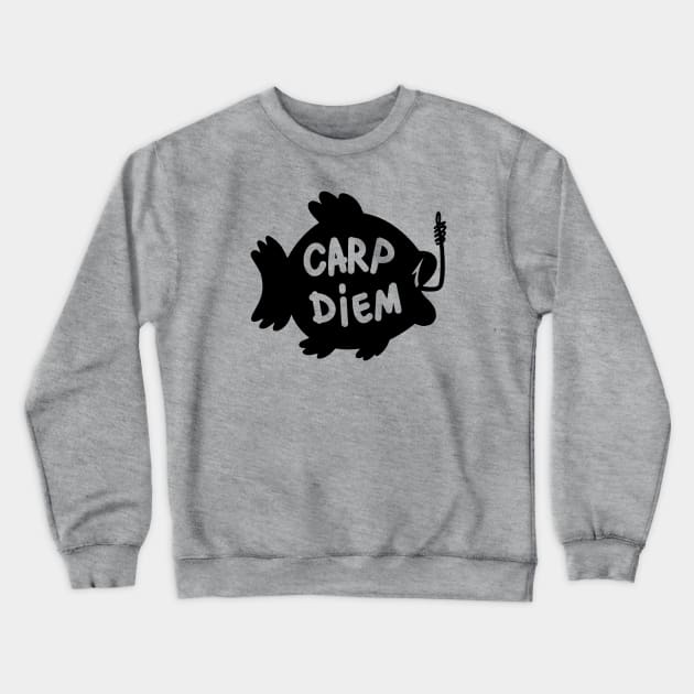 Carp Diem Crewneck Sweatshirt by Grumpire